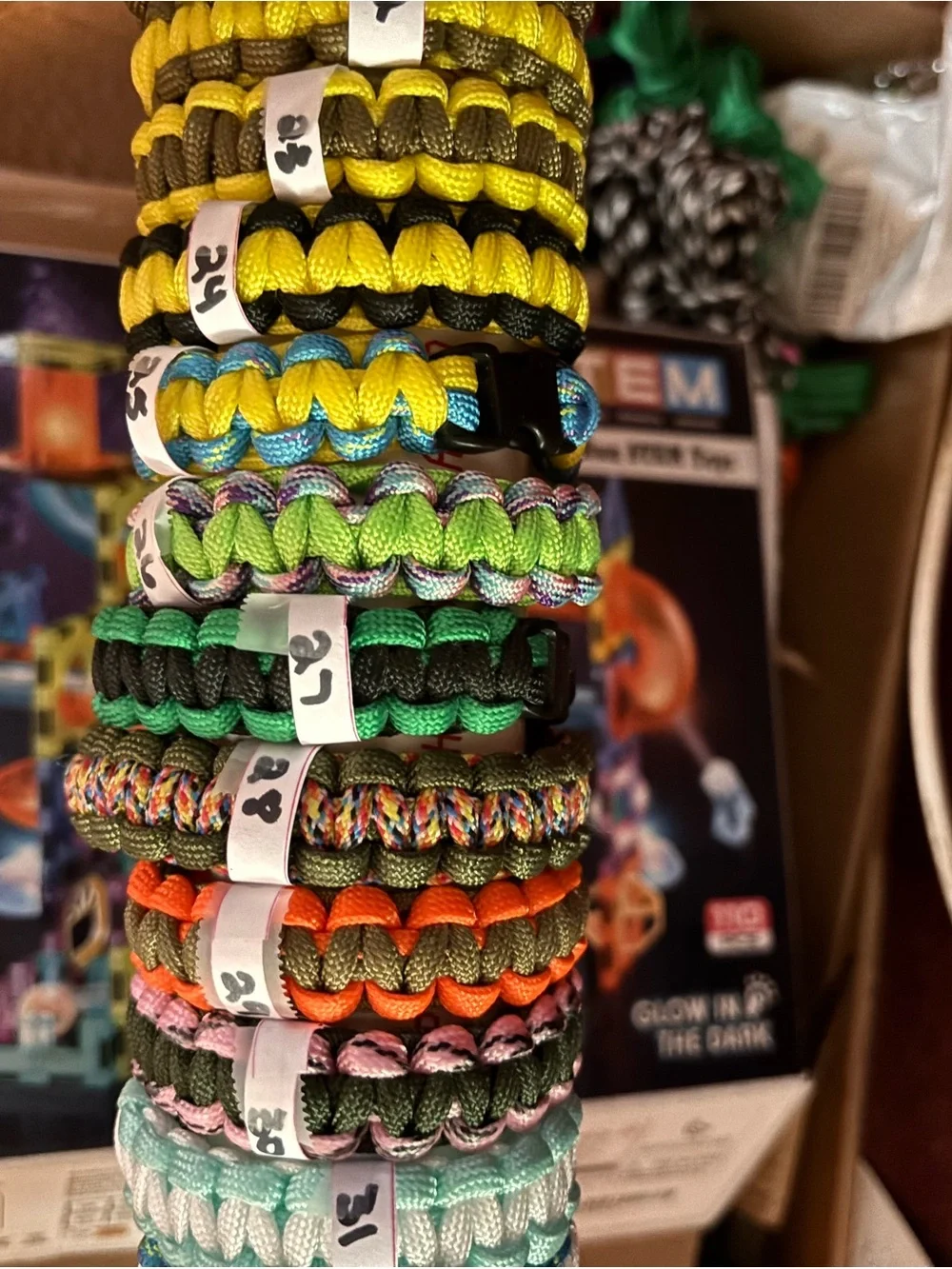 Colorful Paracord Bracelet - Assorted Colors $5 plus shipping